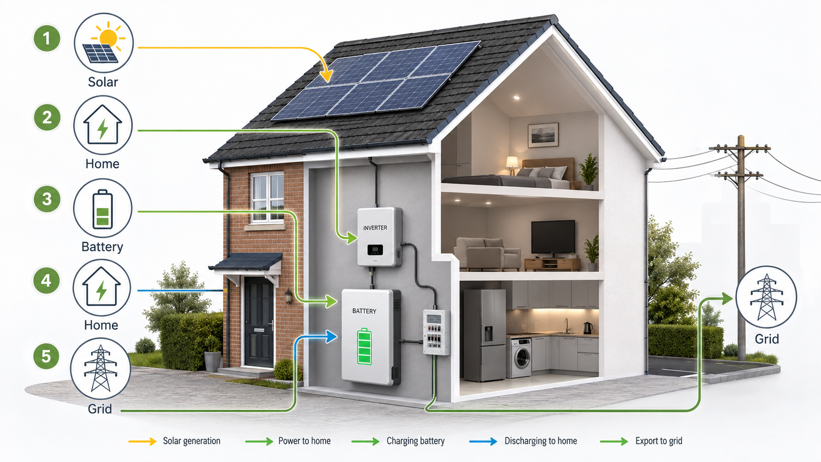 home battery storage works